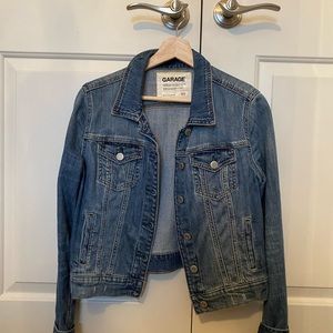 garage blue denim jacket
